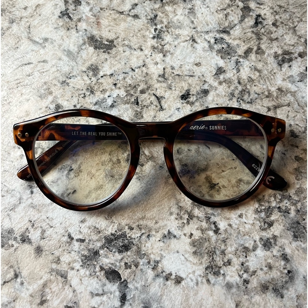blue light glasses from Aerie